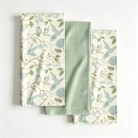 Essuie-tout en microfibre gaufrée personnalisé, super absorbant et à séchage rapide, pour le nettoyage de la cuisine domestique (vente en gros)