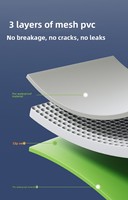 Neuer großer, nicht aufblasbarer, quadratischer PVC-Swimmingpool für den Außenbereich mit Sonnendach und Filter für den Hausgebrauch, für Kinder und Erwachsene, Großhandel
