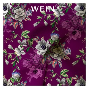 Koshibo Tùy Chỉnh In Kỹ Thuật Số 100% Polyester Crepe Vải Bởi Các Sân Cho Phù Hợp Với Hàng May Mặc Mà Không Có Số Lượng Giới Hạn WI-B28 - Product Image 3