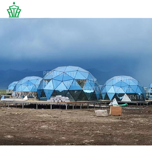 Nouvelle conception de tente de glamping de luxe en forme de capsule étoile, dôme géodésique en verre, hôtel, resort - Product Image 4