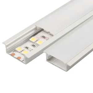 Alta qualità 1M disponibile profilo in alluminio profilo canale estrusione diffusore opale canale led per striscia luminosa a LED