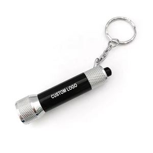 Promotional <b>Gifts</b> Custom Colourful Mini Keyring Cob Flashlight 5 LED <b>Small</b> Pocket Custom Mini Torch Aluminum Keychain Flashlight - Product Image 2