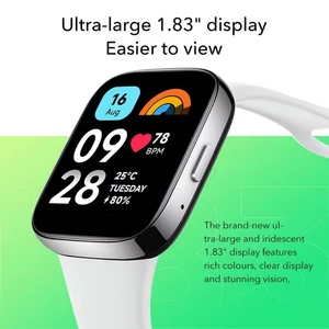 นาฬิกาอัจฉริยะสำหรับ Xiaomi redmi Watch 3, นาฬิกาอัจฉริยะแบบแอคทีฟพร้อมหน้าจอ0.83 "5ATM กันน้ำรองรับโหมดออกกำลังกายมากกว่า100แบบ - Product Image 3