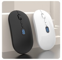 Nouvelle Souris Gaming Sans Fil Bluetooth 2,4 GHz YL04 2026 - Souris Double Mode Étanche Haute Précision (DPI) USB pour Ordinateurs Portables et PC avec Affichage Numérique