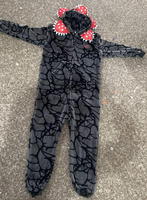 Pyjama Combinaison Animale en Flanelle pour Carnaval et Cosplay, Assorti Famille, en Polyester pour Adulte, Peignoir de Fête, Cadeaux de Fêtes, Unisexe
