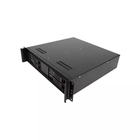 Casing Server Rakmount yang Mendukung Motherboard Dual ITX Model Kustom dengan 4 Bay Hot Swap, Chassis Server 2U
