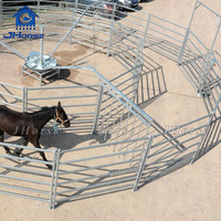 Machine à faire marcher les chevaux automatique en acier robuste pour l'entraînement des chevaux, appareil d'exercice électrique professionnel pour chevaux