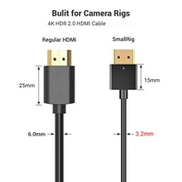 Câble HDMI FARSINCE 4K ultra fin, souple et flexible, mini micro HDMI vers ordinateur portable