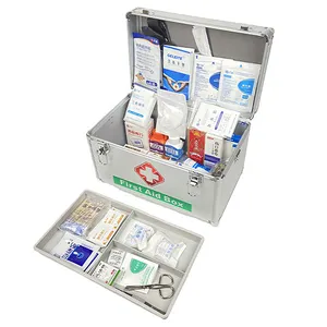 Kotak kit perlengkapan medis premium casing keras penyimpanan aksesori darurat kosong profesional kustom kantung kit pertolongan pertama Dasar