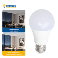 Ampoule LED A60 de haute qualité, lumière du lever du soleil, culot B22, alimentation CA, 6500K, résidentielle, angle de faisceau 210°, IRC>80, certifiée CE, 25000 heures