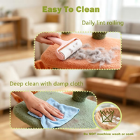 Arbre à chat multi-niveaux, centre d'activités pour chats en peluche avec condo privé, griffoir en sisal, poteau et grand hamac pour chats d'intérieur