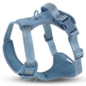 ODM Customizable LOGO Adjustable Breathable Fashion Simple Neoprene Dog <b>Harness</b> with Ease Hands Free Leash <b>Pet</b> leash collar - Product Image 2