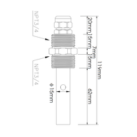 Capteur EC TDS électrode de conductivité numérique RS485 capteur de conductivité électrique sonde de résistivité 4-20ma