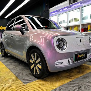 Горячая распродажа: виниловая пленка-хамелеон с эффектом изменения цвета, глянцевая, 1.52*18м, для оклейки кузова автомобиля, подходит для всех моделей транспортных средств - Product Image 3