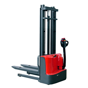 Apilador eléctrico de elevación de alto 4,5 metros totalmente eléctrico <span class=keywords><strong>Straddle</strong></span> Pallet Walkie <span class=keywords><strong>Stacker</strong></span> Adj Fo Walkie <span class=keywords><strong>Electric</strong></span> Forks Over <span class=keywords><strong>Stacker</strong></span> - Product Image 4