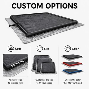 Tappetino Gonfiabile Personalizzato per Lavaggio Auto con Tubo di Drenaggio, in PVC Impermeabile, Adatto per Officina Mobile di Bellezza Auto, Pulizia Auto Portatile a Secco - Product Image 5