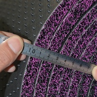 Tapis de sol de voiture en PVC, Double couleur, vente en gros d'usine,
