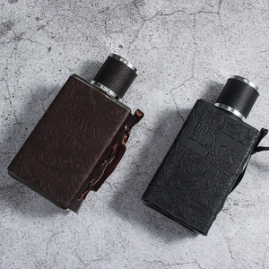 Eau de Parfum Unisex de 80 ml, Diseño de Botella con Relieve Vintage, Aroma Amaderado de Larga Duración, Perfume Neutral para Uso Diario y Regalos - Product Image 4