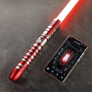 <span class=keywords><strong>Sabre</strong></span> <span class=keywords><strong>laser</strong></span> à poignée métallique aux couleurs RGB modifiables, avec fonctions sonores, <span class=keywords><strong>sabre</strong></span> <span class=keywords><strong>laser</strong></span> lourd pour duels, <span class=keywords><strong>sabre</strong></span> <span class=keywords><strong>laser</strong></span> à mouvement fluide pour cosplay et jouet - Product Image 1