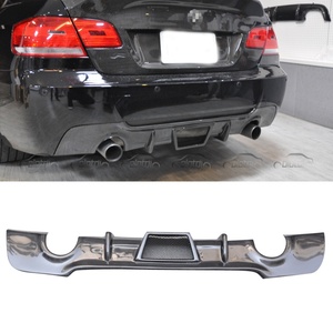 Difusor de Carbono Estilo V, Alerón Trasero para Parachoques, Aletas Divisoras para BMW E92 E93 M Tech 2008-2014 - Product Image 2