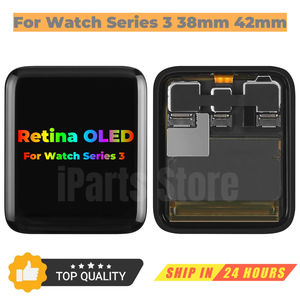 Pantalla OLED de Repuesto IParts para <span class=keywords><strong>Apple</strong></span> <span class=keywords><strong>Watch</strong></span> Series <span class=keywords><strong>3</strong></span> S3 38mm <span class=keywords><strong>42mm</strong></span> A1860 A1861 A1889 A1891, Ensamblaje de Pantalla Táctil Retina - Product Image 1