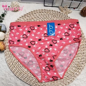 Amysi 519 #   Calzones de Seda de Leche para Mujer, Más Vendidos en el Sudeste Asiático, de Talle Alto, con Estampado Floral, Transpirables, Talla Grande para Mamás - Product Image 2