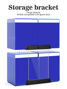 Torre de almacenamiento organizadora para Nintendo para Switch y PS5 Tarjeta de juego y caja de disco con soporte para CD Accesorio de estante para controlador de juego - Product Image 2