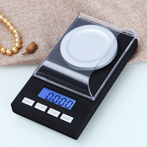 Báscula Digital para Joyería, Báscula Electrónica con Precisión de 0.001g, Pantalla LCD, Capacidad de 1kg, con Bandeja para Pesar Joyas de Oro - Product Image 1