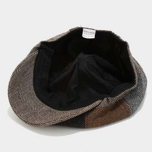 Nouvelles tendances mode automne-hiver 2024 : Bérets britanniques populaires pour hommes et femmes, casquette gavroche à chevrons pour l'extérieur - Product Image 5