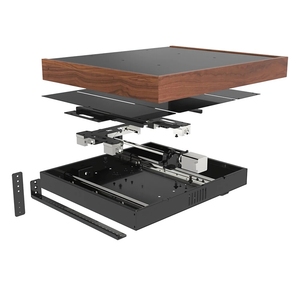 Suitable Fengmi Laser <b>TV</b> Telescopic Mobile Table T1 UST Projector <b>Stand</b> Black Walnut Wood 30kg Load Capacity 0-187mm - Product Image 6