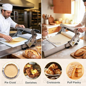 Laminadora de masa de leche plegable de sobremesa para panadería, máquina para hacer hojaldre, Sfogliafacile - Product Image 6