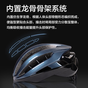 Casque de vélo de route PC+EPS 26+ aérations respirantes Protection de la tête unisexe pour le cyclisme - Product Image 5
