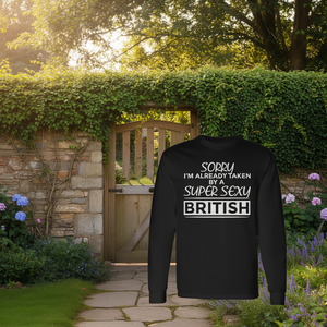 Lo siento, ya estoy comprometido/a con una camiseta británica de manga larga súper sexy. - Product Image 3