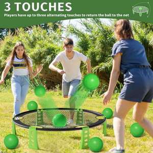 Nuevo Juguete de Exterior para Niños y Niñas, Juego Multijugador, Catapulta, Disco Grande de 90 cm de Diámetro, Equipado con 2 Pelotas - Product Image 5