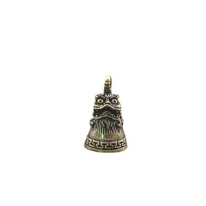 Colgante de Latón con Forma de Campana Pequeña Xie Zhi, 34 mm de Alto x 21 mm de Ancho, Llavero, Accesorio para Coche, Regalo para Hombres y Mujeres - Product Image 2