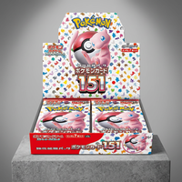 Boîte de rappel Pokémon SV2A 151 japonaise scellée, coins arrondis, boîte de présentation, commande en gros pour les détaillants de TCG et les magasins de loisirs créatifs