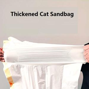 Doublures de boîte à <span class=keywords><strong>litière</strong></span> pour chat Jumbo, <span class=keywords><strong>pas</strong></span> <span class=keywords><strong>cher</strong></span>, filtre à <span class=keywords><strong>litière</strong></span> pour chat Compostable, sac à ordures avec cordon de serrage, 10 unités - Product Image 6