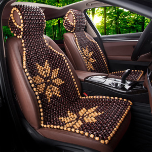 Cojín de refrigeración de cuentas de madera de calidad, funda protectora para asiento de <span class=keywords><strong>coche</strong></span>, cojín de asiento con cuentas de madera Natural, cojín de asiento de <span class=keywords><strong>coche</strong></span> de bambú fresco - Product Image 6