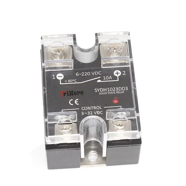 DC DC SSR Relay 10A 25A 40A 60A 80A 100A 120A 150A 200A 240A DC Single phase Solid State Relay