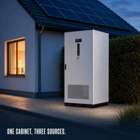 Sistem Energi Baterai Lithium Kabinet Penyimpanan Tenaga Surya 261kWh Berpendingin Cair Luar Ruangan untuk Cadangan Daya Komersial