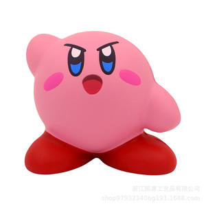 Juguete Antiestrés de Kirby de 9 cm, Figura de Dibujos Animados para Niños, Unisex - Product Image 1