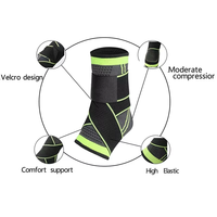 Compression Brace Protecteur Nylon Tricoté Soins De Santé 3D Armure Élastique Bandage Manches Cheville Brace