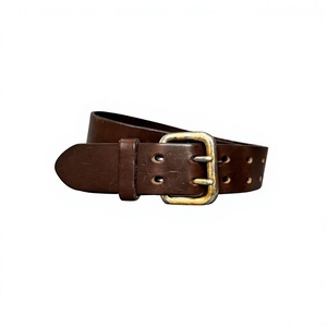 Ceintures en cuir de vache véritable pour hommes, écologiques, designs personnalisables, style vintage, boucle en acier, imperméables, résistantes - Product Image 1