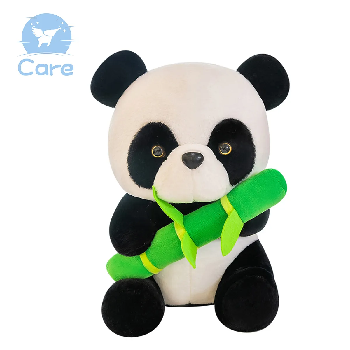 Vendita calda personalizzato Kawaii Bamboo Panda bambola carina peluche Panda peluche peluche giocattolo di peluche per ragazze ragazzi regali