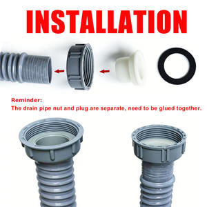 Adaptateur universel <span class=keywords><strong>pour</strong></span> siphon d'évier de cuisine 1-1/4", 1-1/2", <span class=keywords><strong>raccord</strong></span> de <span class=keywords><strong>tuyau</strong></span> d'évier, adaptateur de siphon - Product Image 6