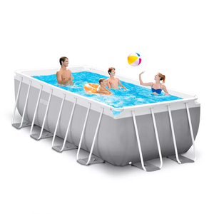 <span class=keywords><strong>Intex</strong></span> 26790 Ensemble de piscine rectangulaire à cadre prisme 4M X 2M X 1.22M Piscine de jardin hors sol - Product Image 3