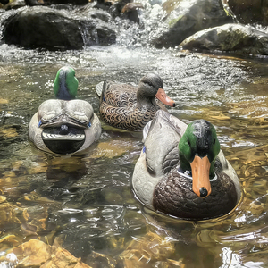 Leurre de <span class=keywords><strong>canard</strong></span> flottant en EVA haute simulation pour la chasse en extérieur, modèle animal réaliste pour la pêche en eau, appât pour oiseaux aquatiques - Product Image 5