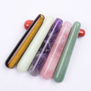 Varita de Cuarzo Rosa Natural para Yoni, Cristal Curativo a Granel, Palo de Masaje para Raspado, Varitas de Cristal Yoni Reafirmantes para Mujeres - Product Image 5