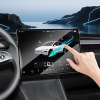 Film de protection en verre trempé pleine écran 16 pouces pour écrans de navigation Tesla Y/YL 2025 2026, contrôle central et protection des sièges arrière