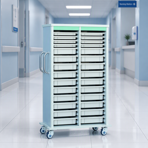 Chariot médical HOCHEY à prix abordable, chariot à <span class=keywords><strong>pharmacie</strong></span> multi-tiroirs en ABS pour clinique et <span class=keywords><strong>pharmacie</strong></span> - Product Image 3